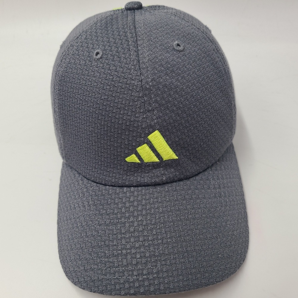 Adidas Hat Adjustable (Fits Small) Blue‎ Green Three Stripe Logo Golf Casual Men